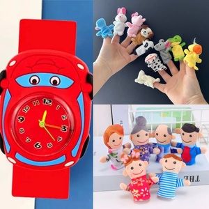 kids finger puppet fun and kids watch